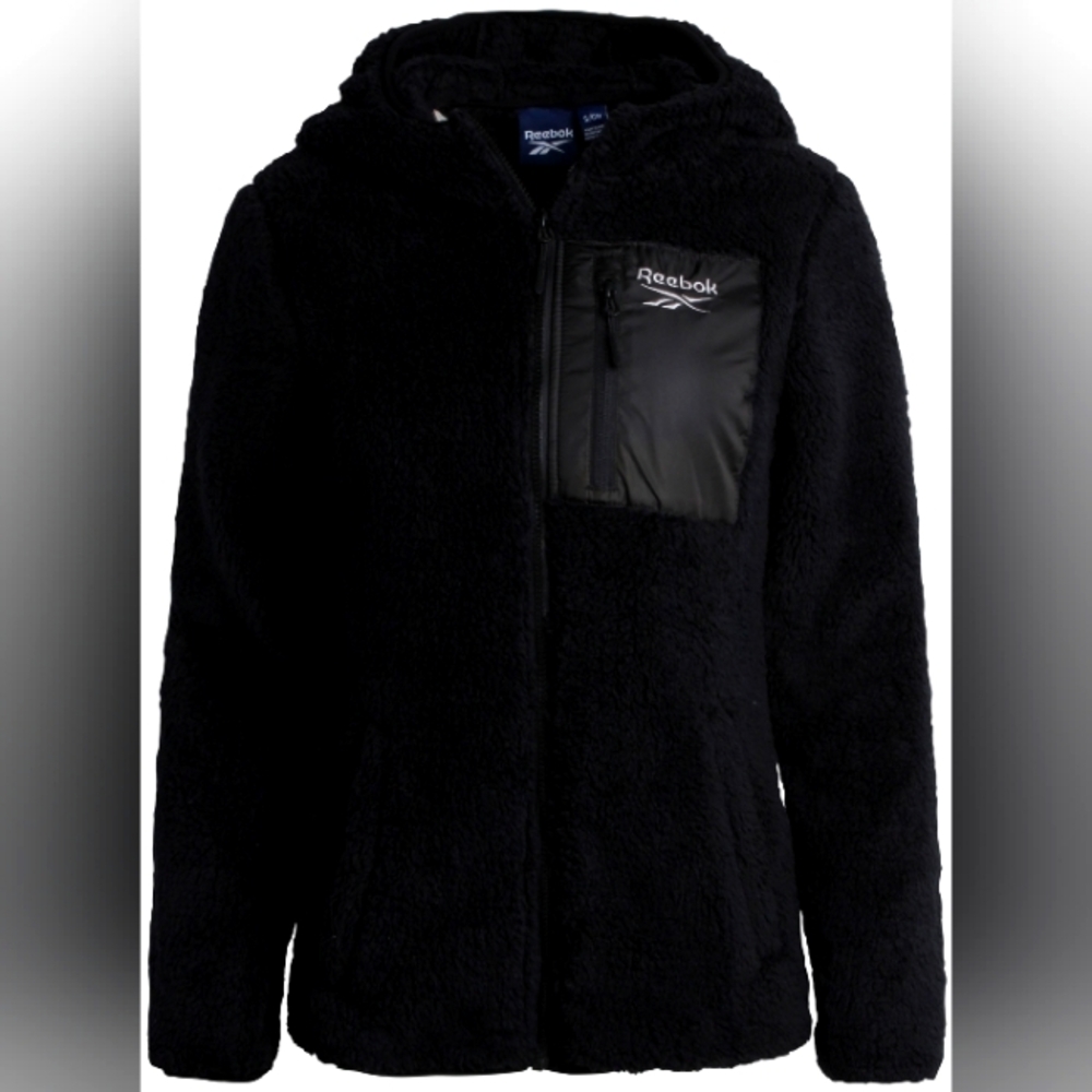NEW Reebok Double Fleece Jacket Hooded Women's